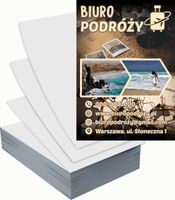 Ulotki A6 reklamowe firmowe 1000 szt projekt w cenie BIURO PODRÓŻY
