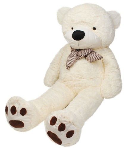 Miś pluszowy 130 cm - biały na Arena.pl