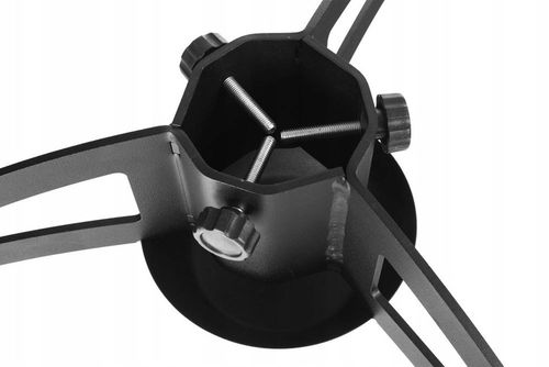 STOJAK POD CHOINKĘ Z POJEMNIKIEM NA WODĘ metalowy czarny gięty 72 cm na Arena.pl