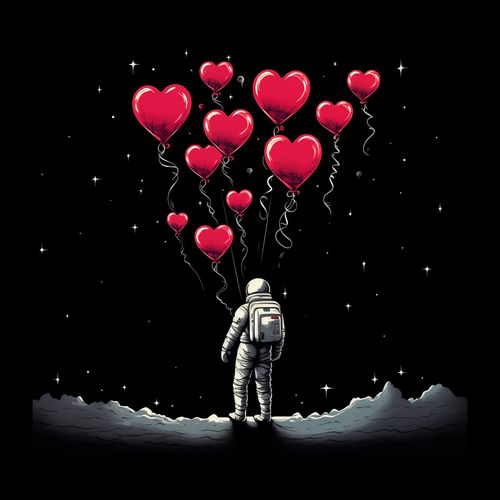 Plakat 20x20cm Astronauta Własnych Celi na Arena.pl