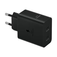 ładowarka sieciowa samsung power adapter duo 2x usb-c 50w - czarna