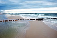Fototapeta Plaża Fale Piasek Morze do Salonu 300x210