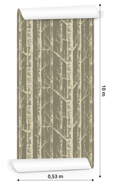 Tapeta Drzewa w Stylu Vintage zdjęcie 3