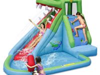 Wodny Klub krokodyl Dmuchaniec Zamek Dmuchany HappyHop Zjeżdzalnia Trampolina