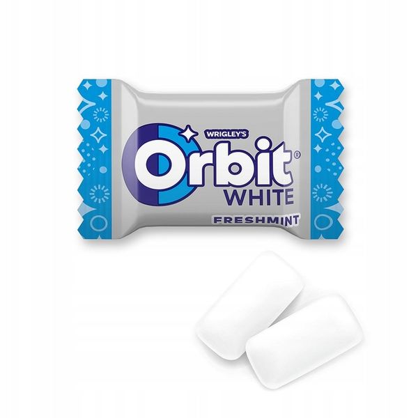 Guma mini ORBIT White Freshmint 2 drażetki x 100 szt zdjęcie 1