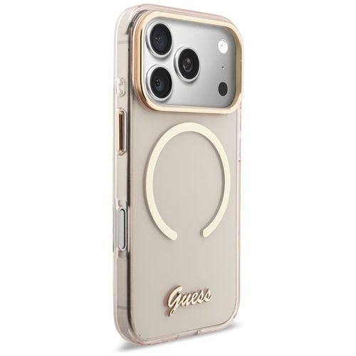 etui guess iml script metal magsafe do   iphone 17 pro różowy na Arena.pl
