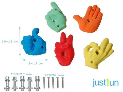 Kamienie do wspinaczki GESTY - 5szt. na Arena.pl