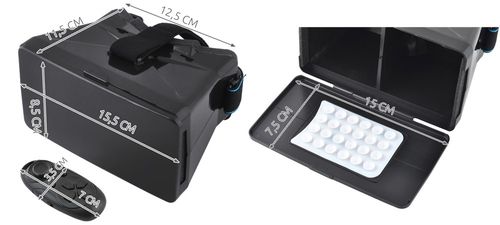Gogle VR BOX 360 okulary 3D VIRTUAL REALITY pilot 1929 na Arena.pl