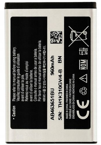 Nowa Bateria Do Samsung AB463651BU S5610, S5611, B3410, S5620, S3650, B5310 na Arena.pl