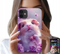 ETUI DO IPHONE 13 MINI - SŁODKI CHOMIK, GRYZONIE WZORY DLA DZIECI