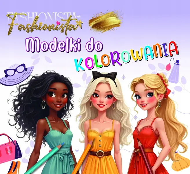 Fashionista. Modelki do kolorowania zdjęcie 1