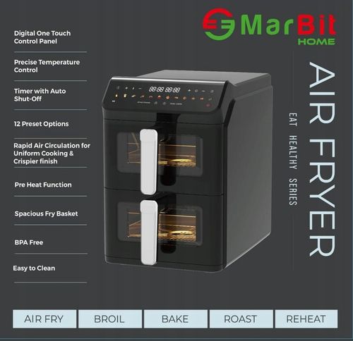 FRYTKOWNICA BEZTŁUSZCZOWA 2800W AIR FRYER 11L DUŻA XXL na Arena.pl