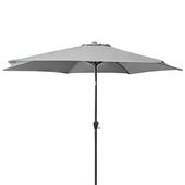 Parasol ogrodowy BOSTON 270 cm jasnoszary z korbką regulowany
