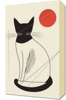 Obraz 30x50cm Czerwony Krąg