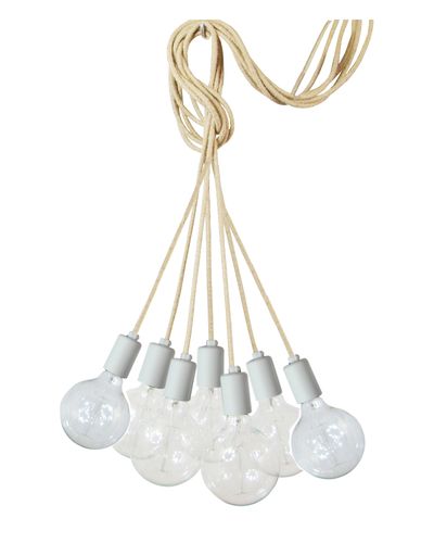 OPRAWKA E27 OSŁONKA DEKORACYJNA METALOWA BIAŁA na Arena.pl