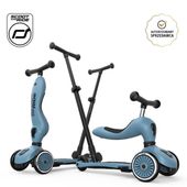 Jeździk i Hulajnoga Scootandride 2W1 z rączką do prowadzenia Steel Highwaykick 1 Push and Go