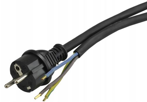 Przewód kabel z wtyczką OW Guma 3x2,5mm2 H05RR-F 3mb na Arena.pl