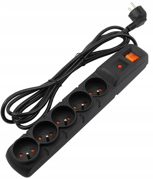 ACAR F5 listwa przeciwprzepięciowa 5 gniazd 1,5m zdjęcie 9