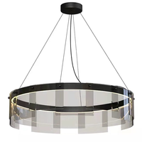 Ledowa lampa wisząca CGGALLEN60 36W czarny przydymiony