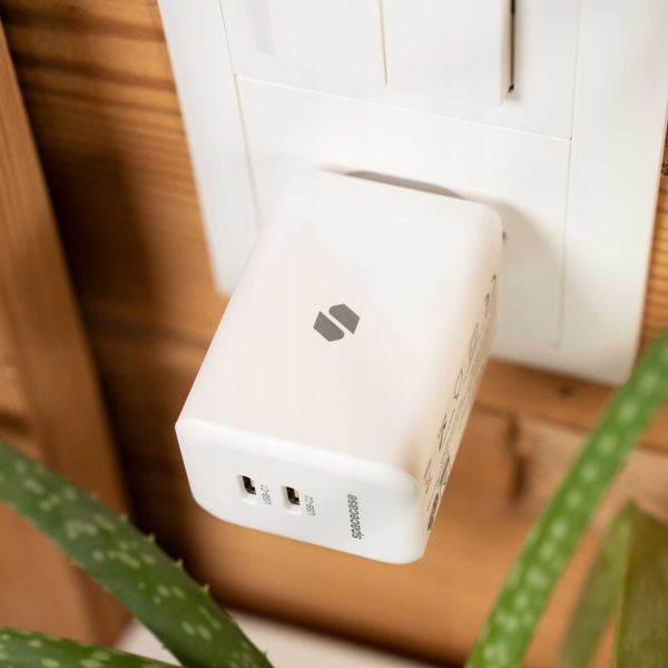 Spacecase Usb Charger 45W Gan Sc007W White zdjęcie 9