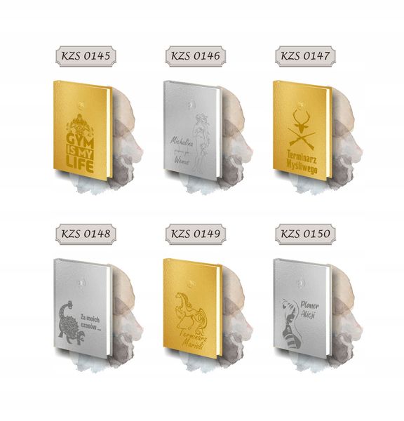 grawerowany kalendarz dzienny 2026 A5 złoty/srebrny TRANSPORT SPEDYCJA zdjęcie 15