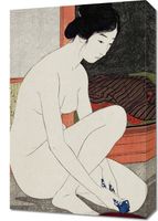 Obraz 40x60cm Yokugo No Onna, Hashiguchi Japoński Vintage