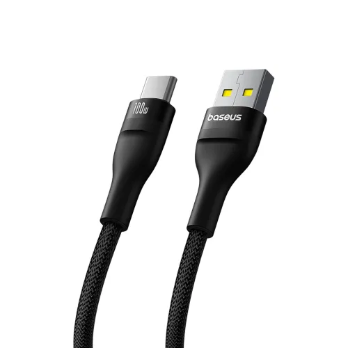 kabel baseus flash 2 usb-a / usb-c 100w 1 m - czarny na Arena.pl