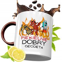 Kubek Bordowy Dla Geodety Na Urodziny Prezent Z Nadrukiem Ze Zdjęciem