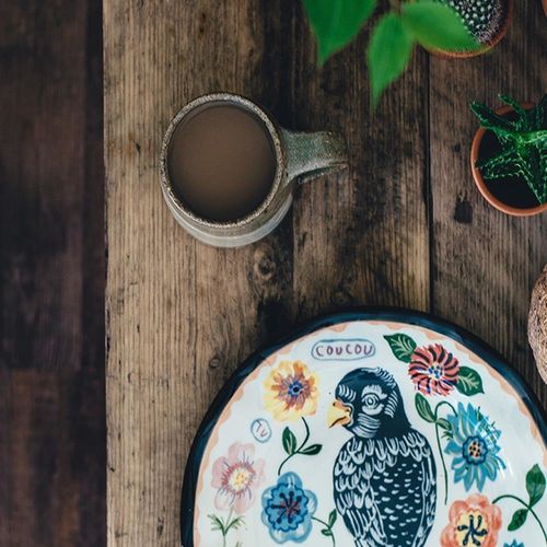 Deco Panel, Malowany ptak 80x120 na Arena.pl