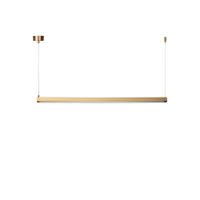 Lampa wisząca BEAM-80 LED - złota oprawa liniowa 4000K