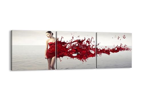 Obraz Na Płótnie - Kobieta Modelka - 90X30 Cm - Ca90X30-2633 na Arena.pl