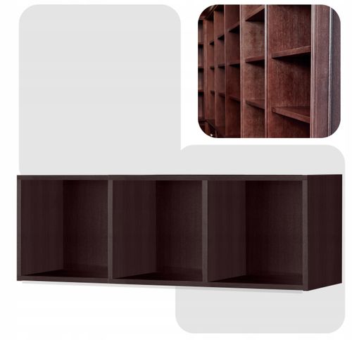 Regał półka organizer pojemnik stojak na płyty winylowe segregatory Cubo 3 na Arena.pl