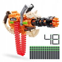 X-SHOT INSANITY HORRORFIRE MINIGUN PISTOLET ZESTAW DREAD HAMMER + TARCZA