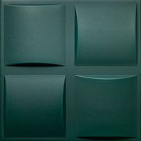 BUTELKOWA ZIELEŃ Piankowe Kasetony Sufitowe panele ścienne 3D PLED