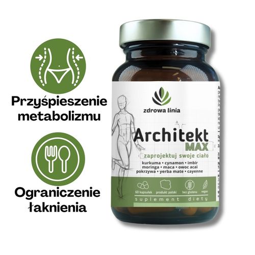 Architekt Max odchudzanie FAT BURNER Spalacz tłuszczu Metabolizm na Arena.pl