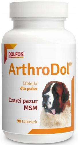 ArthroDol Czarci Pazur MSM na stawy dla psa 90 tabletek na Arena.pl