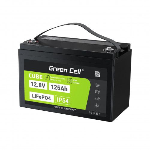 GREEN CELL LIFEPO4 12.8V 125AH CUBE (OFF-GRID) zdjęcie 3