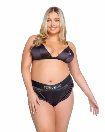 playboy lingerie sparkling bunny 2-częściowy komplet z połyskiem m na Arena.pl