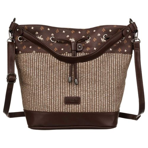 stylowa torebka worek z ozdobnym panelem - david jones na Arena.pl