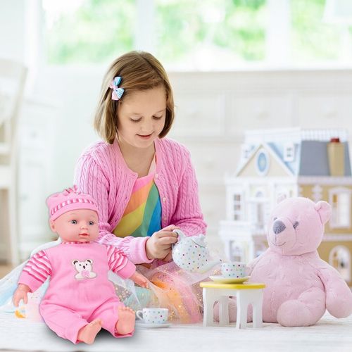 LALKA BOBAS W ŚPIOSZKACH MÓWI ŚMIEJE SIĘ 34CM MIĘKKA ŚLICZNA UBRANKO CZAPKA na Arena.pl