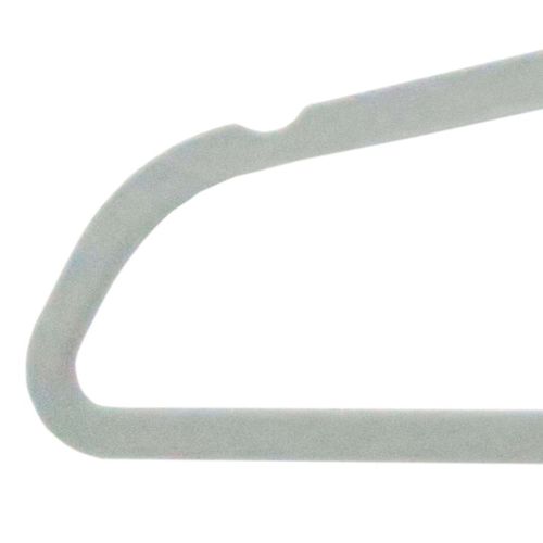 Wieszak welurowy Maxi komplet 10 szt - szary na Arena.pl