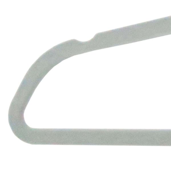 Wieszak welurowy Maxi komplet 10 szt - szary zdjęcie 5