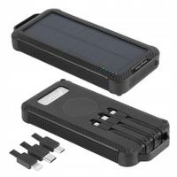 Powerbank SOLARNY 10000 mAh ładowarka solarna LED