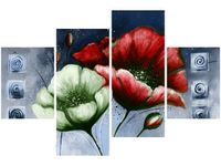 OBRAZ CZERWONE ZIELONE MAKI