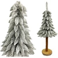 CHOINKA SZTUCZNA NA PNIU OŚNIEŻONA 140 cm CHOINKA NATURALNA ZE ŚNIEGIEM