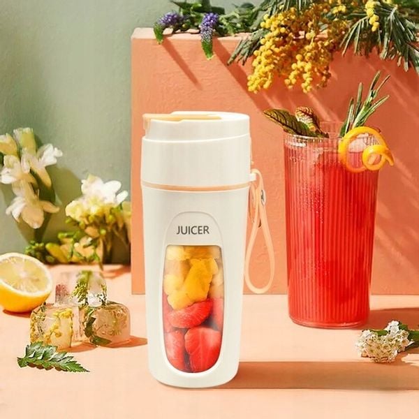 BEZPRZEWODOWY PRZENOŚNY BLENDER TURYSTYCZNY 360ML- Prezent Dla Taty zdjęcie 12