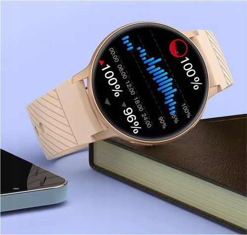 SMARTWATCH ZEGAREK DAMSKI POLSKIE MENU ROZMOWY WIADOMOŚCI 4 PASKI na Arena.pl