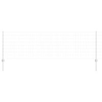 Ogrodzenie z słupkami Srebrny 0.8 x 25 m Stal