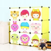 SZAFA MODUŁOWA REGAŁ GARDEROBA DLA DZIECI ZIELONA SOLIDNA