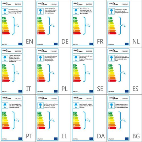 Lampa podłogowa biała VidaXL na Arena.pl